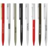 Assorted branded pens in various colours
