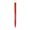 Red pen with gold clip and 'Tsarine' branding