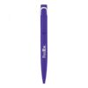 Purple FedEx-branded pen on white background
