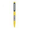 Yellow Ricard branded ballpoint pen with blue accents