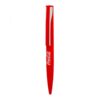 Red Coca-Cola branded pen on white background