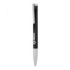 Merck branded promotional black and silver pen