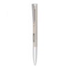 White and beige minimalist design promotional pen