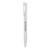 White Conrad branded stylus pen on white background