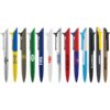 Assorted branded pens with various corporate logos