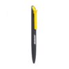 Black and yellow plastic ballpoint pen