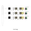 Pen color range options diagram with customisation sections