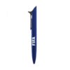 Blue FIFA-branded promotional pen isolated on white