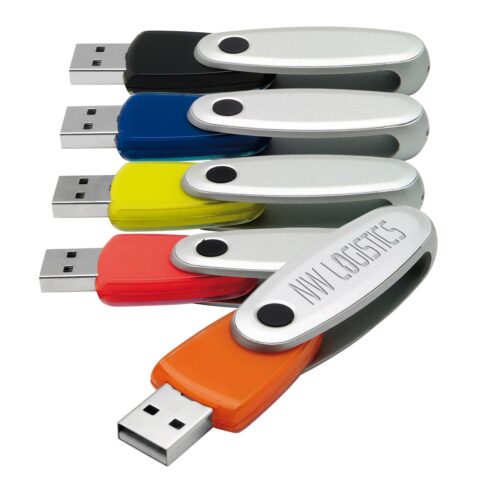Custom Rotating Usb with Logo