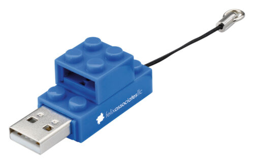 Custom Lego Brick Usb with Logo
