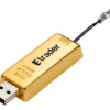 Custom Gold Bar Usb with Logo