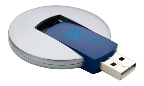 Custom Circular Usb with Logo