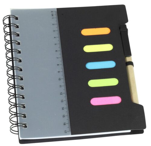 Custom Large Notebook With Pen & Ruler with Logo