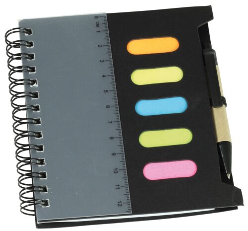 Custom Mini Notebook With Pen & Ruler with Logo