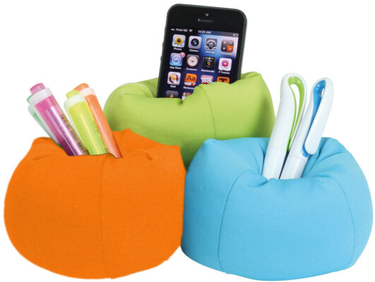 Custom Beanbag Desk Caddy with Logo