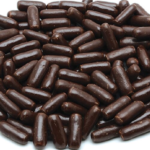 Custom Bulllets Liquorice Dark Choc with Logo