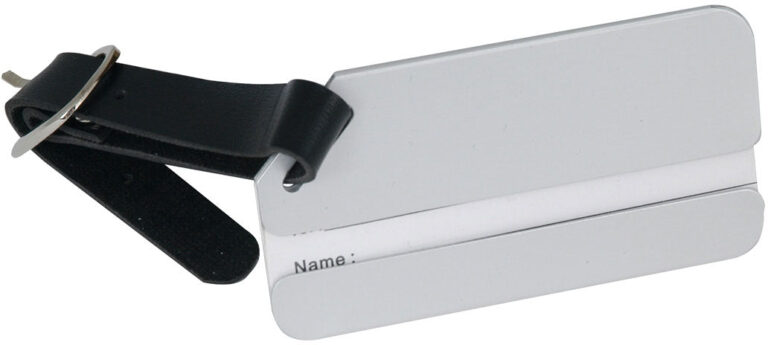 Custom Deluxe Luggage Tag with Logo