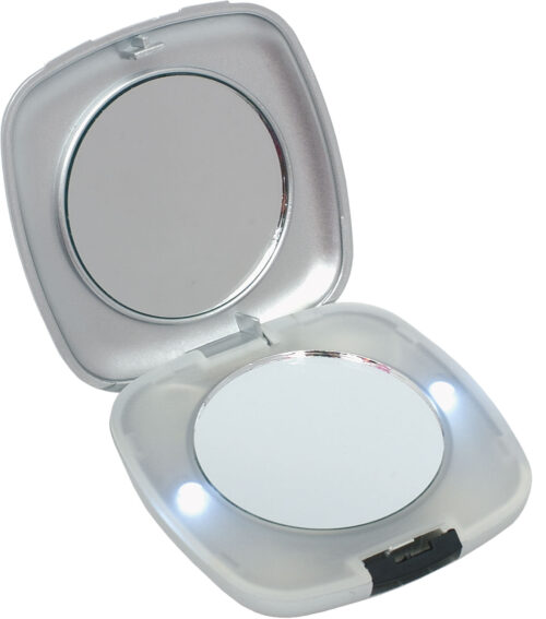 Custom Compact Light Mirror with Logo
