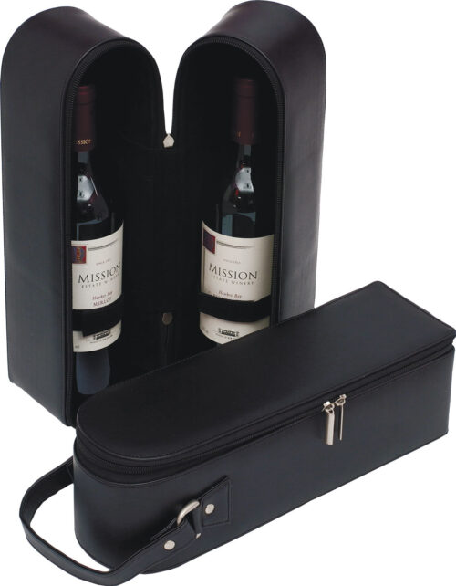 Custom Tuscan Wine Holder  - Double with Logo