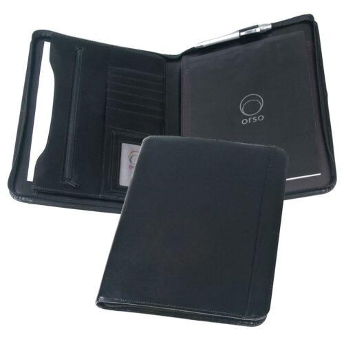 Custom Geneva Leather Compendium with Logo