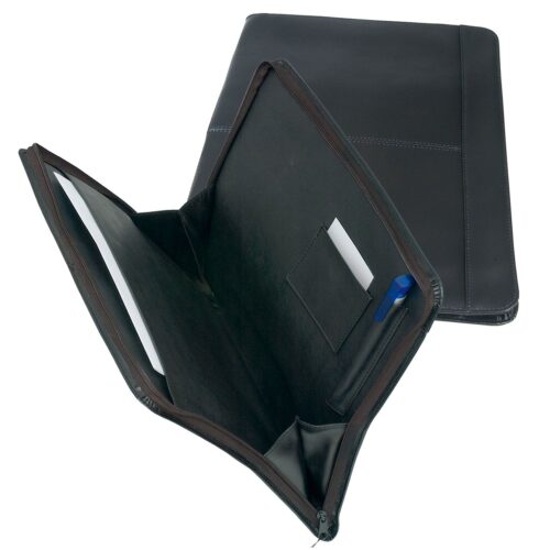 Custom Executive Leather Satchel with Logo