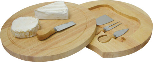 Custom Swivel Cheese Board Set with Logo