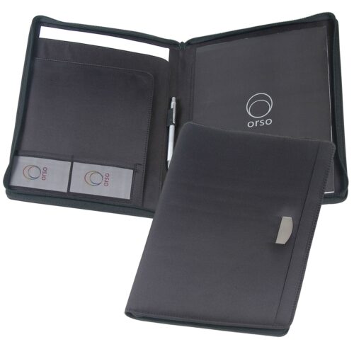 Custom Premium Microfibre Compendium with Logo