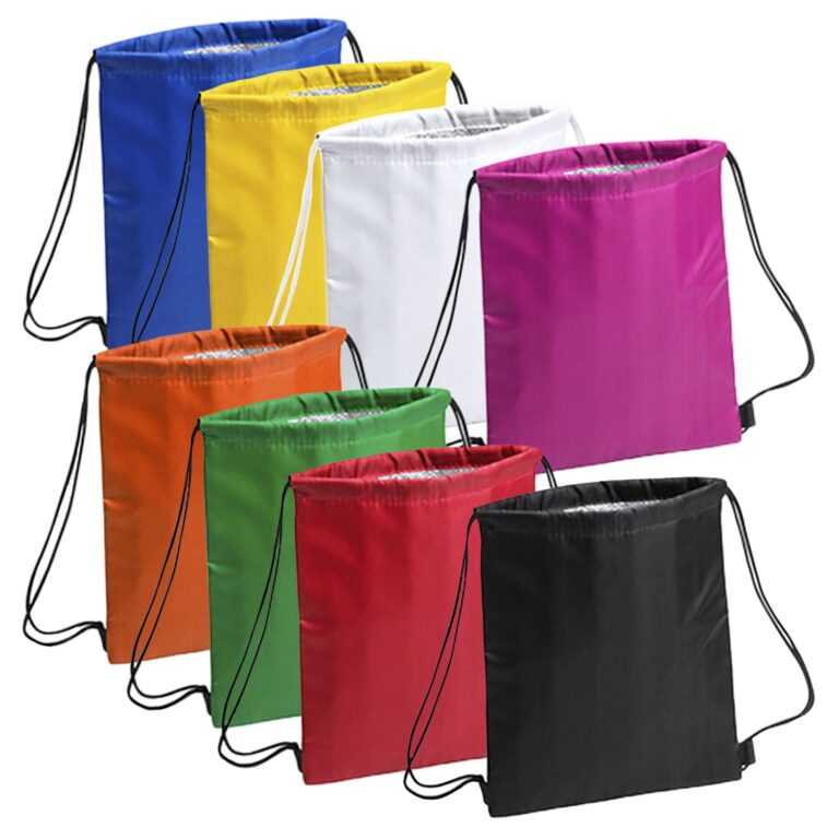 Custom Drawstring Cool Bag Tradan with Logo