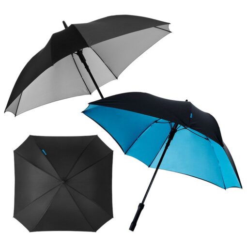 Personalise Marksman 23 inch Square Automatic Umbrella with Logo | Eco Gifts