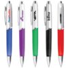 Assorted branded pens in various colours