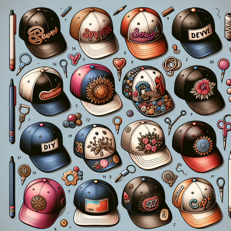 How to personalise Caps