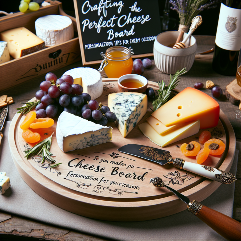 How to personalise Cheese Boards