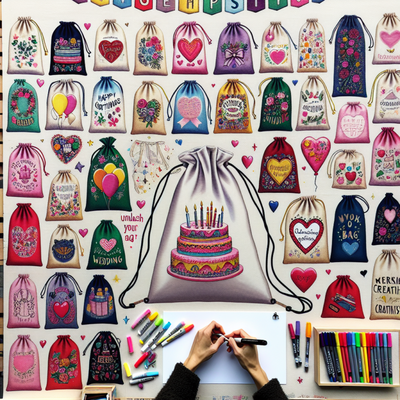 How to personalise Drawstring Bags