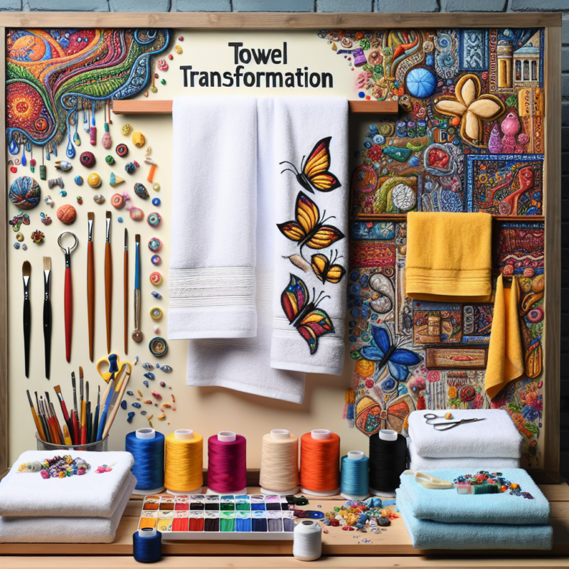 How to personalise Towels