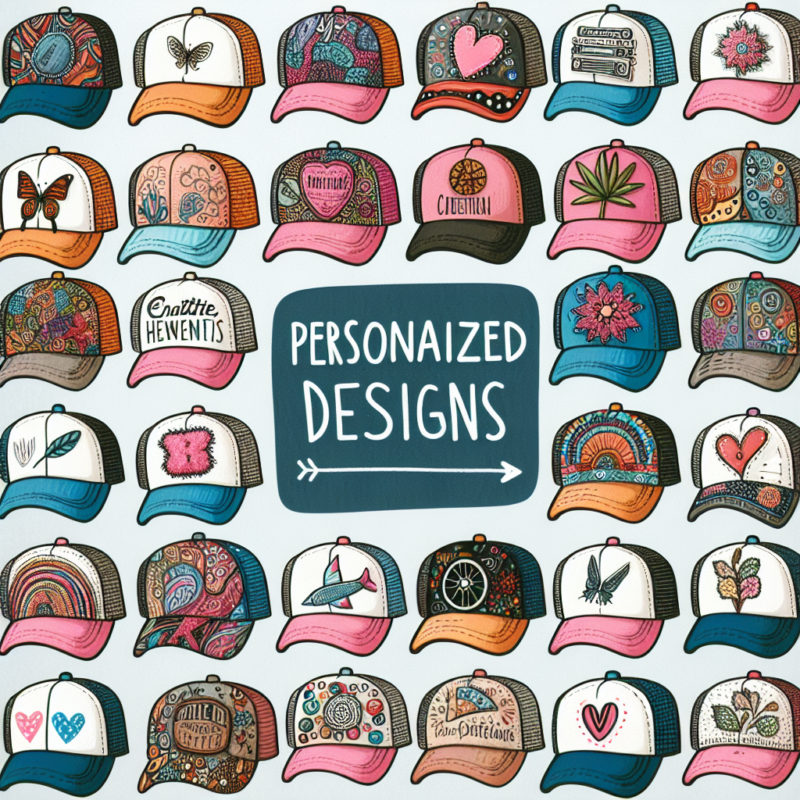 How to personalise Trucker Caps