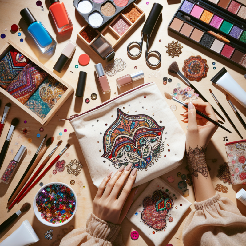 How to personalise Cosmetic Bags