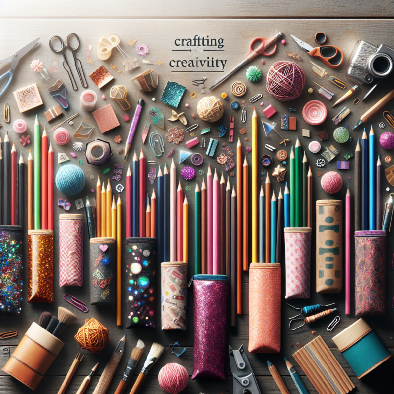 personalised pencils and case