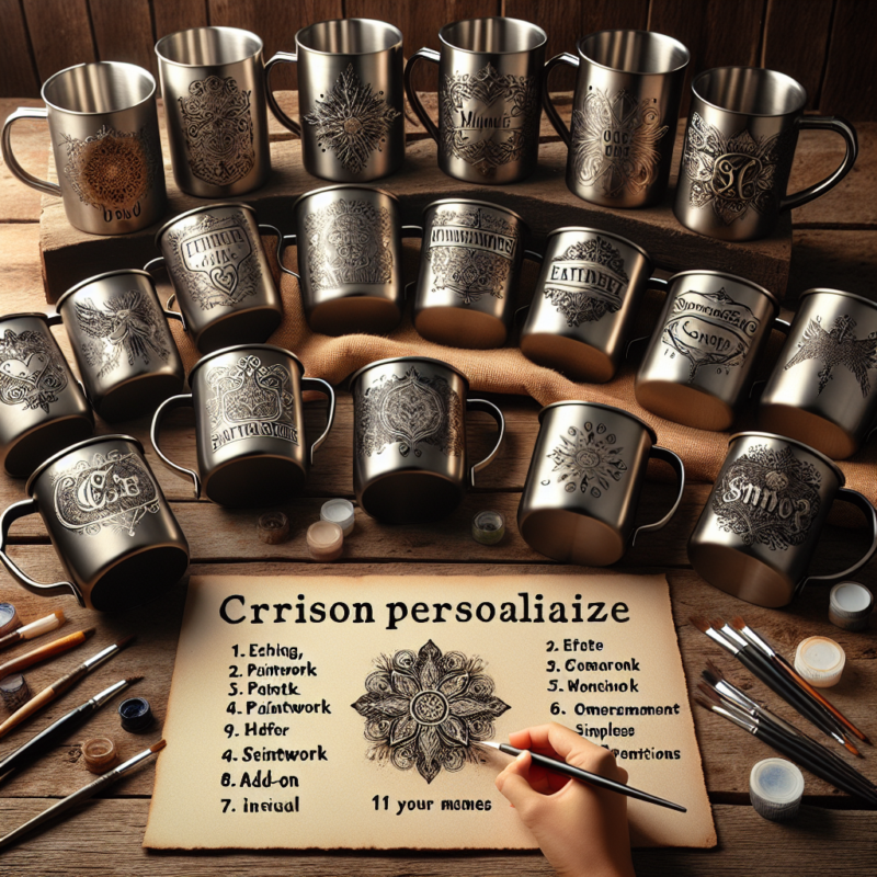 How to personalise Stainless Steel Mugs