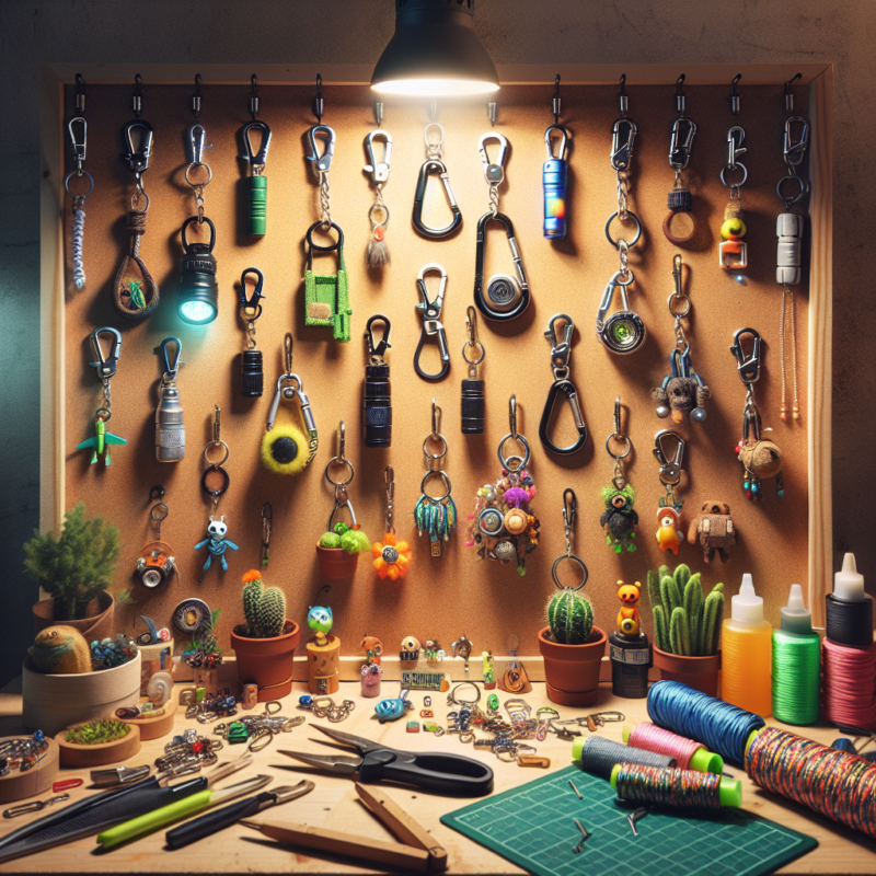 How to personalise Carabiner Keyrings