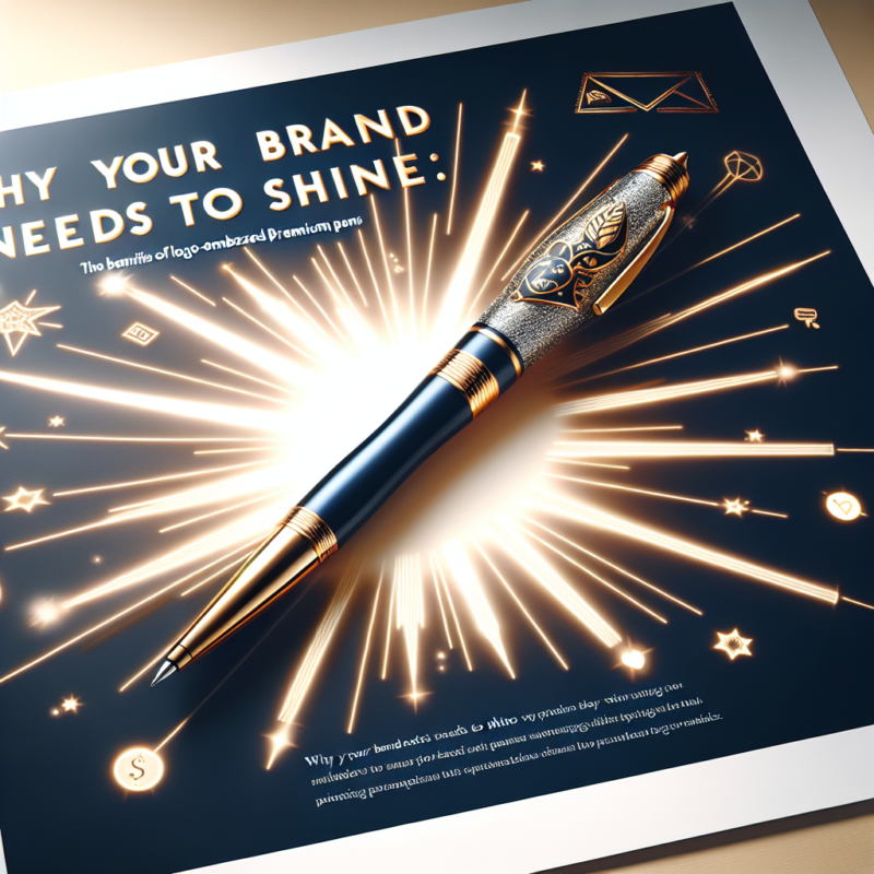 Benefits of adding logo to promotional Premium Pens