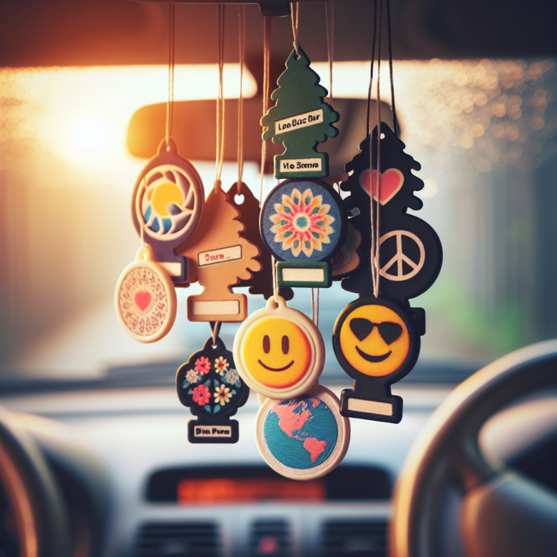 personalised car air freshener