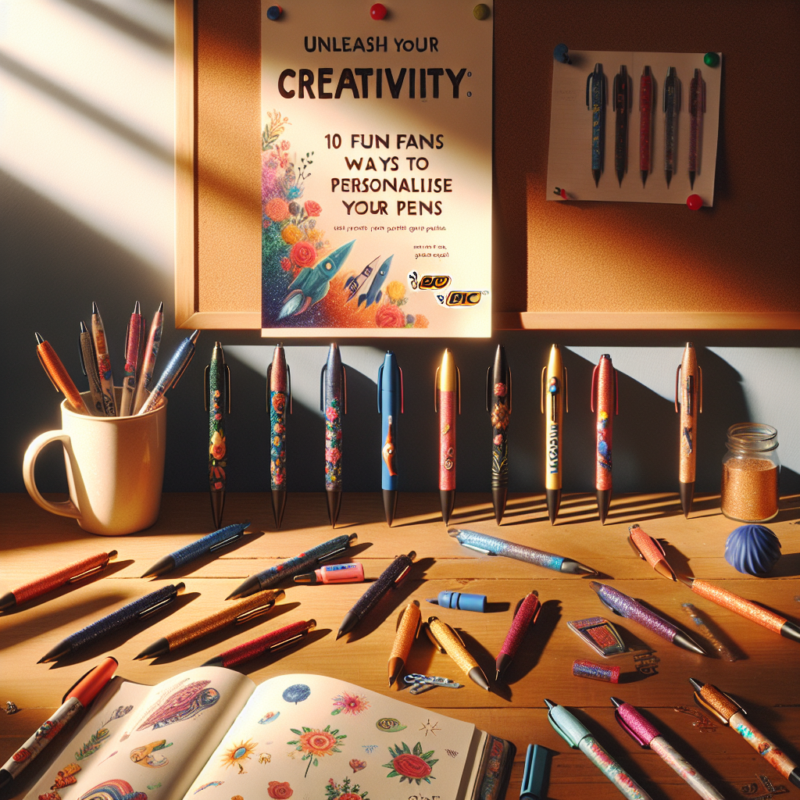 How to personalise Bic Pens