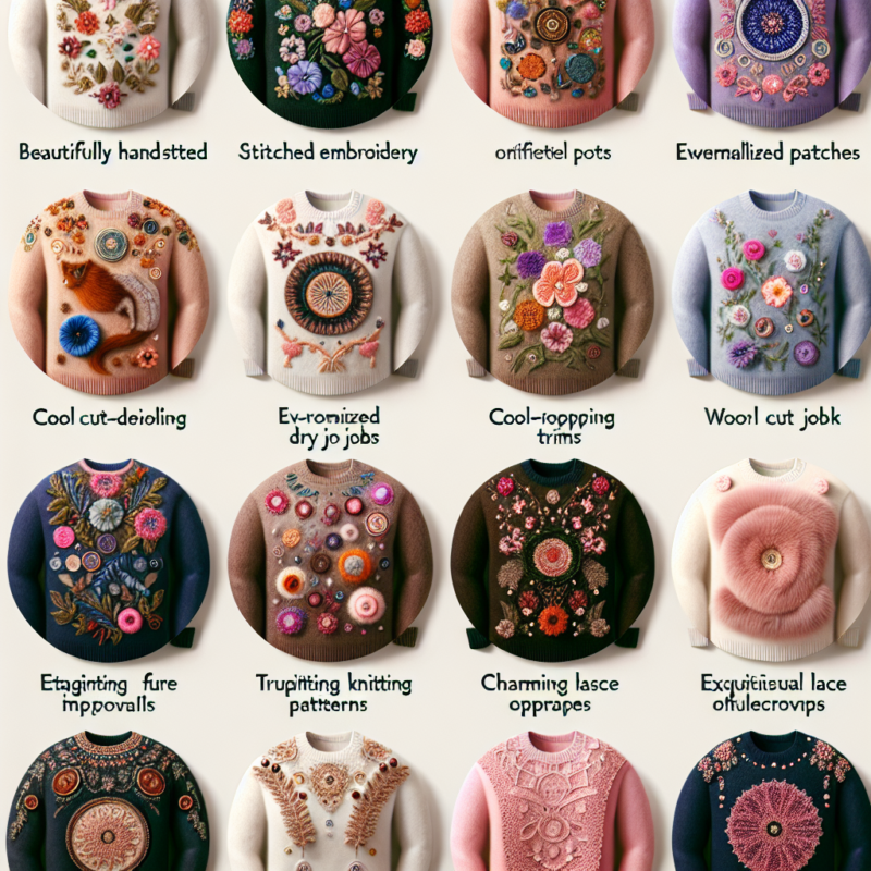 How to personalise Sweaters