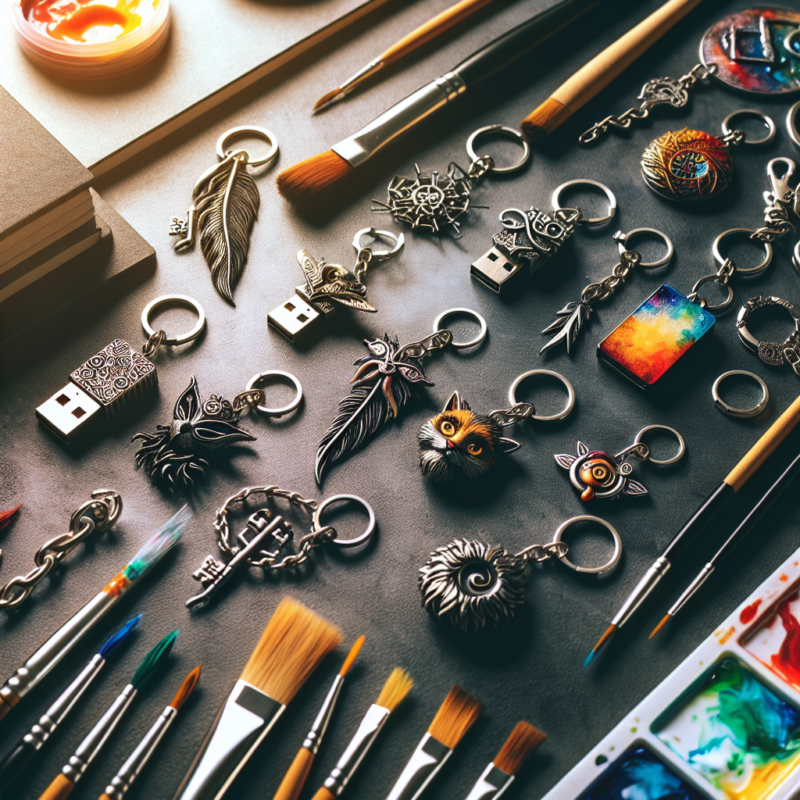 How to personalise USB Keyrings