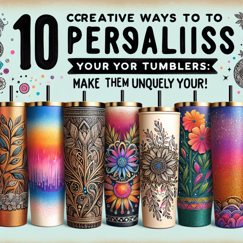 How to personalise Tumblers