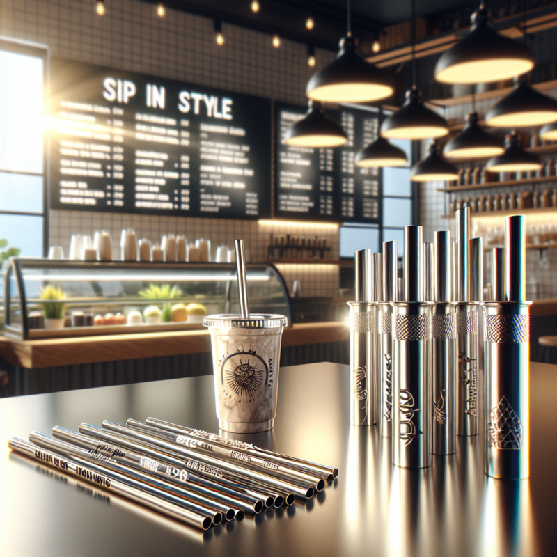 Benefits of adding logo to promotional Stainless Steel Straws
