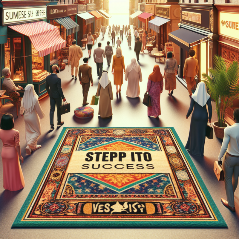 Benefits of adding logo to promotional Welcome Mat