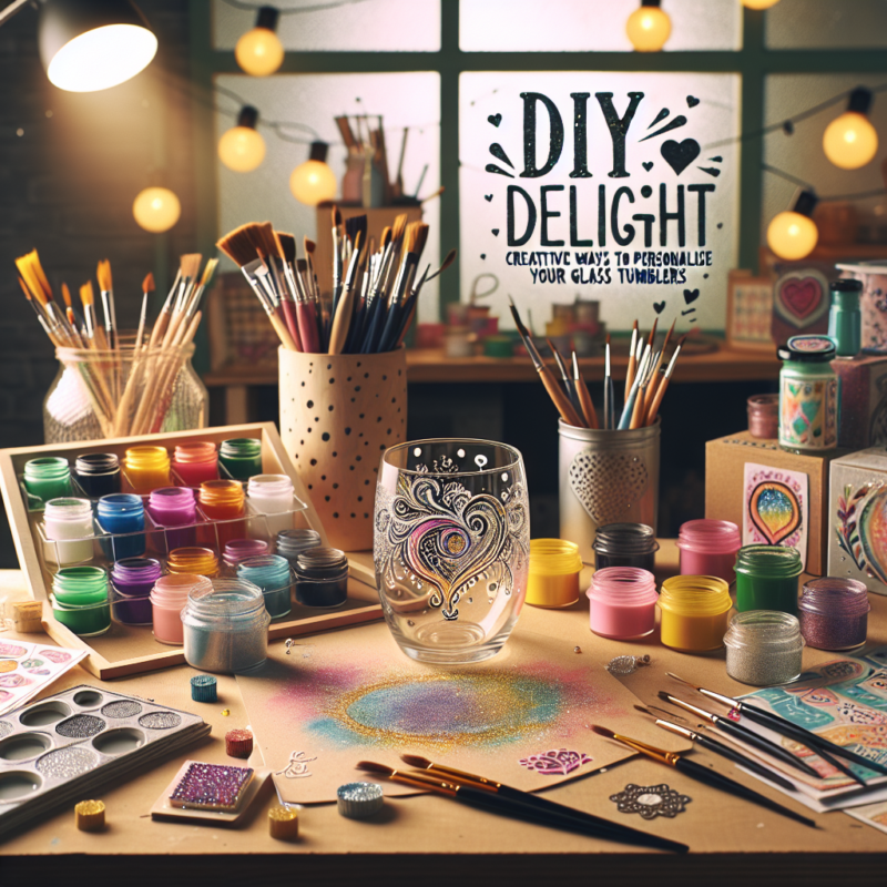 How to personalise Glass Tumblers