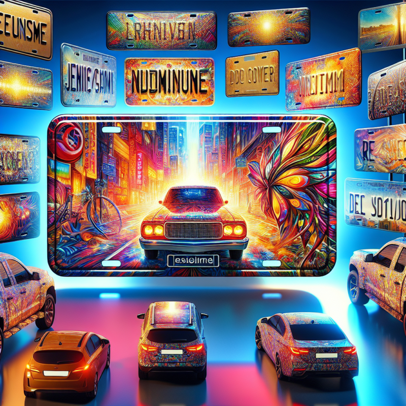 personalized license plate covers