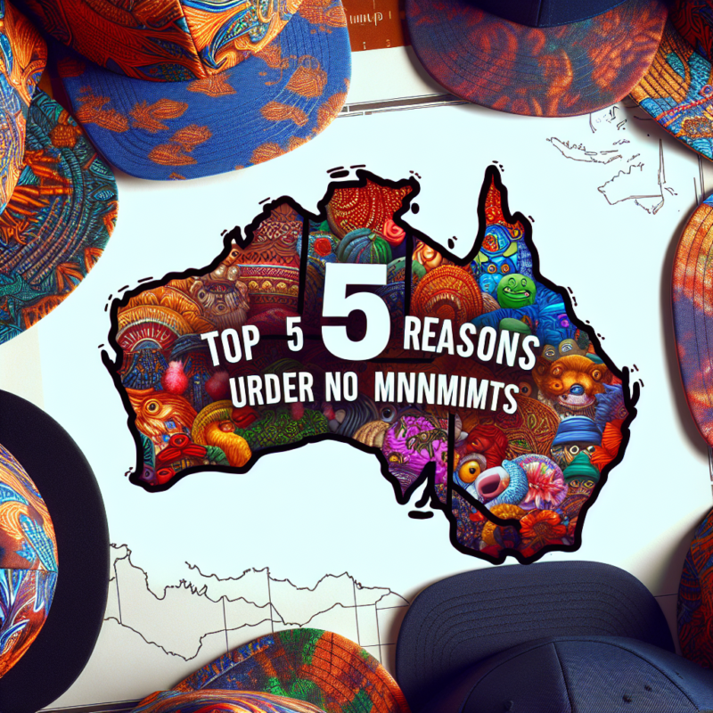 custom caps australia no minimum
